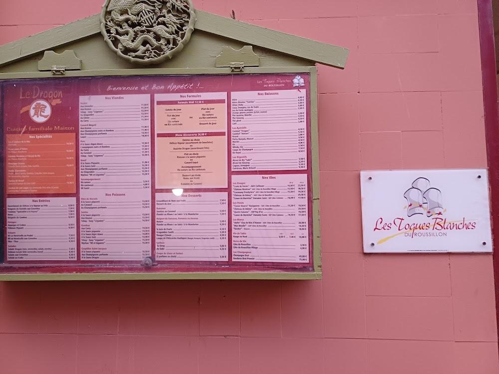 Le Dragon - Menu Image 1